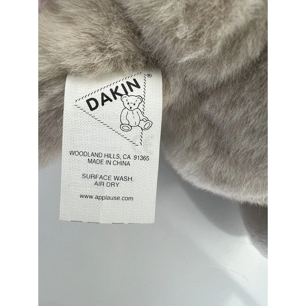 Vintage Dakin Teddy Bear Plush Stuffed Animal Mocha Corduroy Vest #24794 Plushie